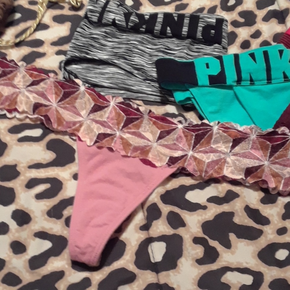 Pink thongs